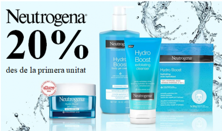 20% de descuento en productos Neutrogena