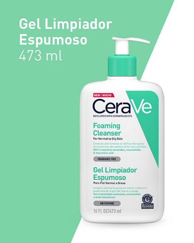 CERAVE Gel Limpiador Espumoso